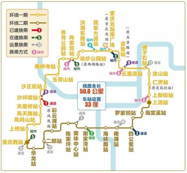 重庆轻轨10号线站点图图片