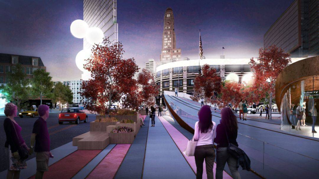 这些有创意的街景空间设计,颠覆你对街道的认知!_绿色