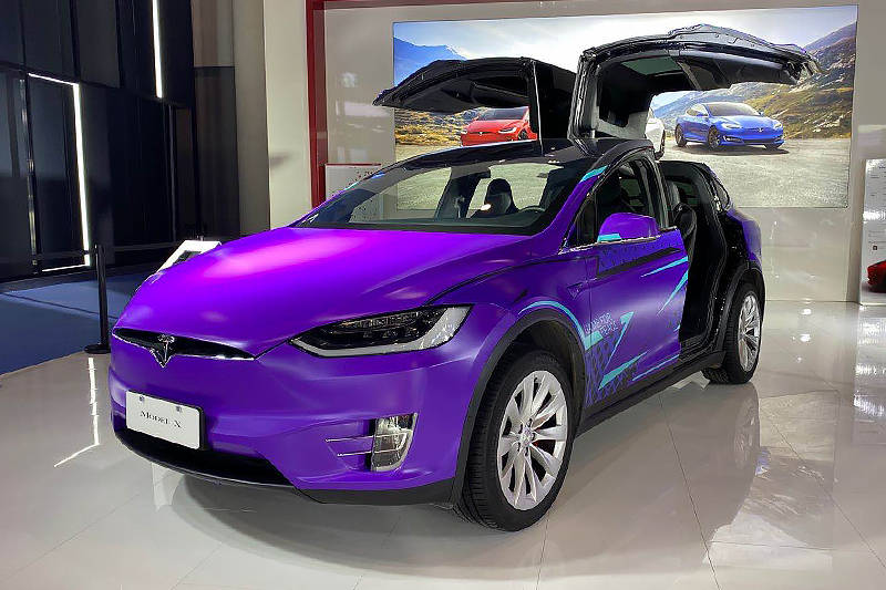 2020成都车展丨把游戏带进现实特斯拉modelx特别版实车