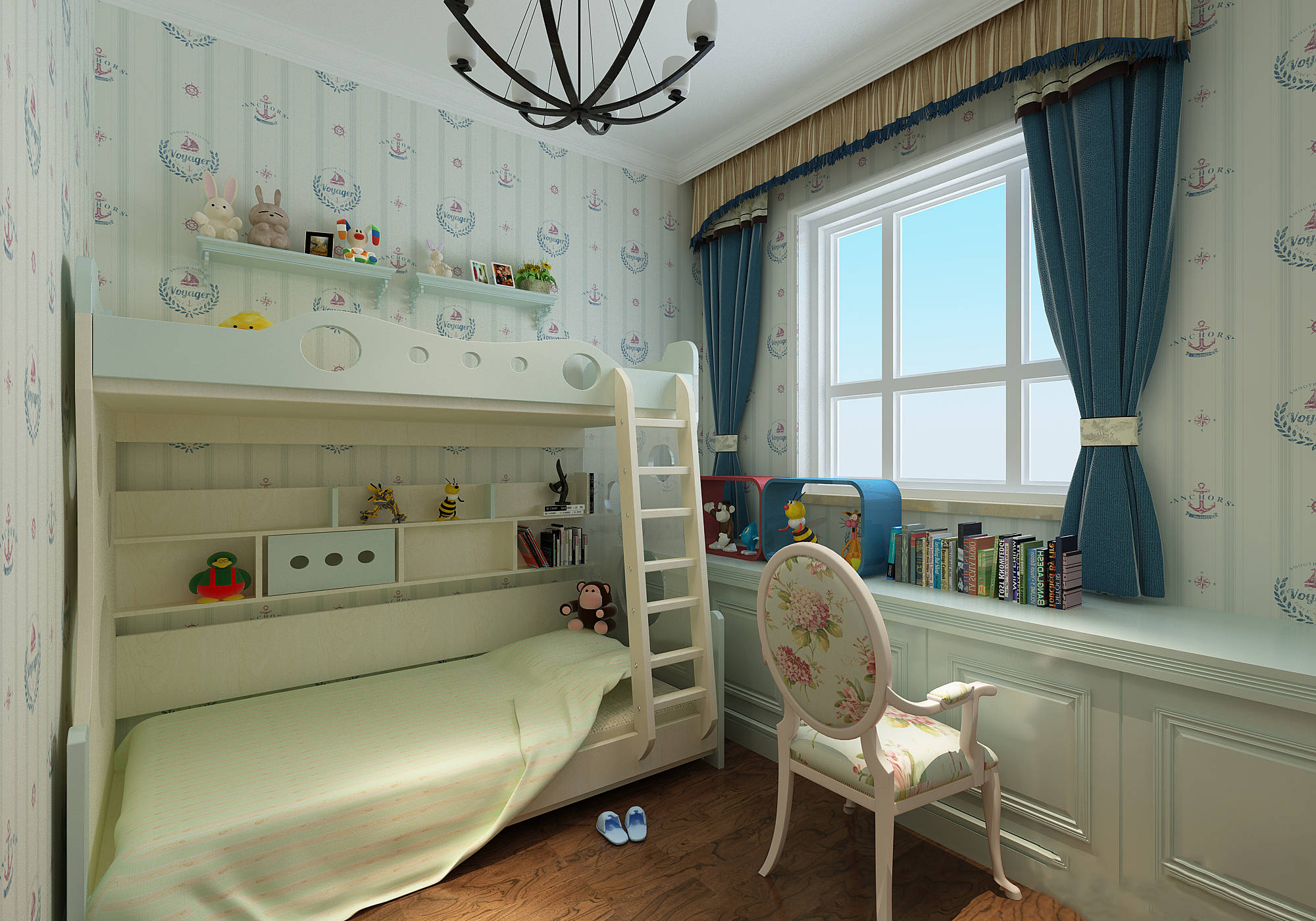 美式风格——儿童房