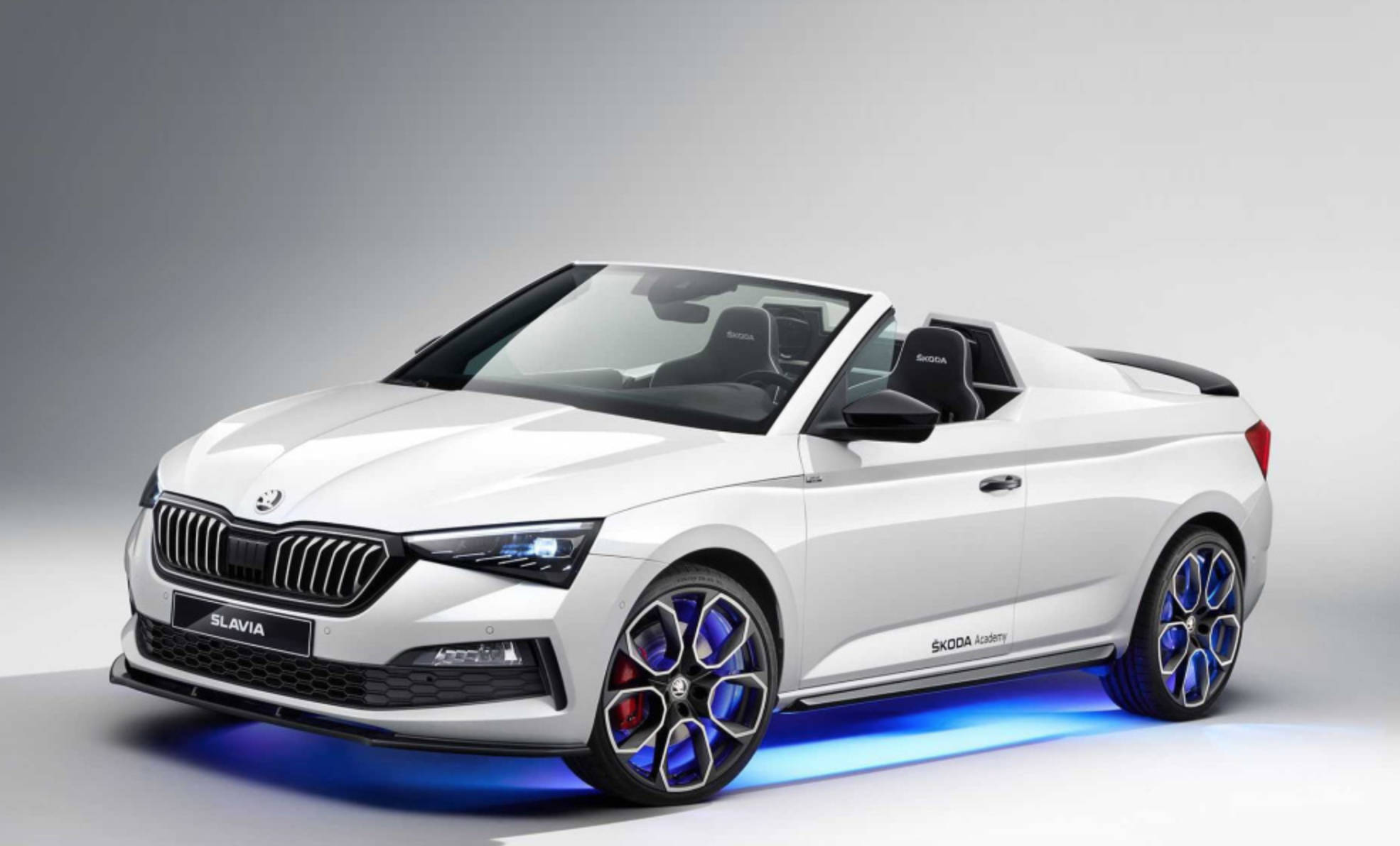 敞篷两座设计斯柯达slavia概念车发布