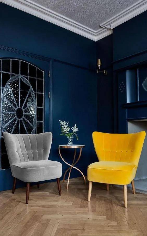 家居装修配色——优雅经典的普鲁士蓝