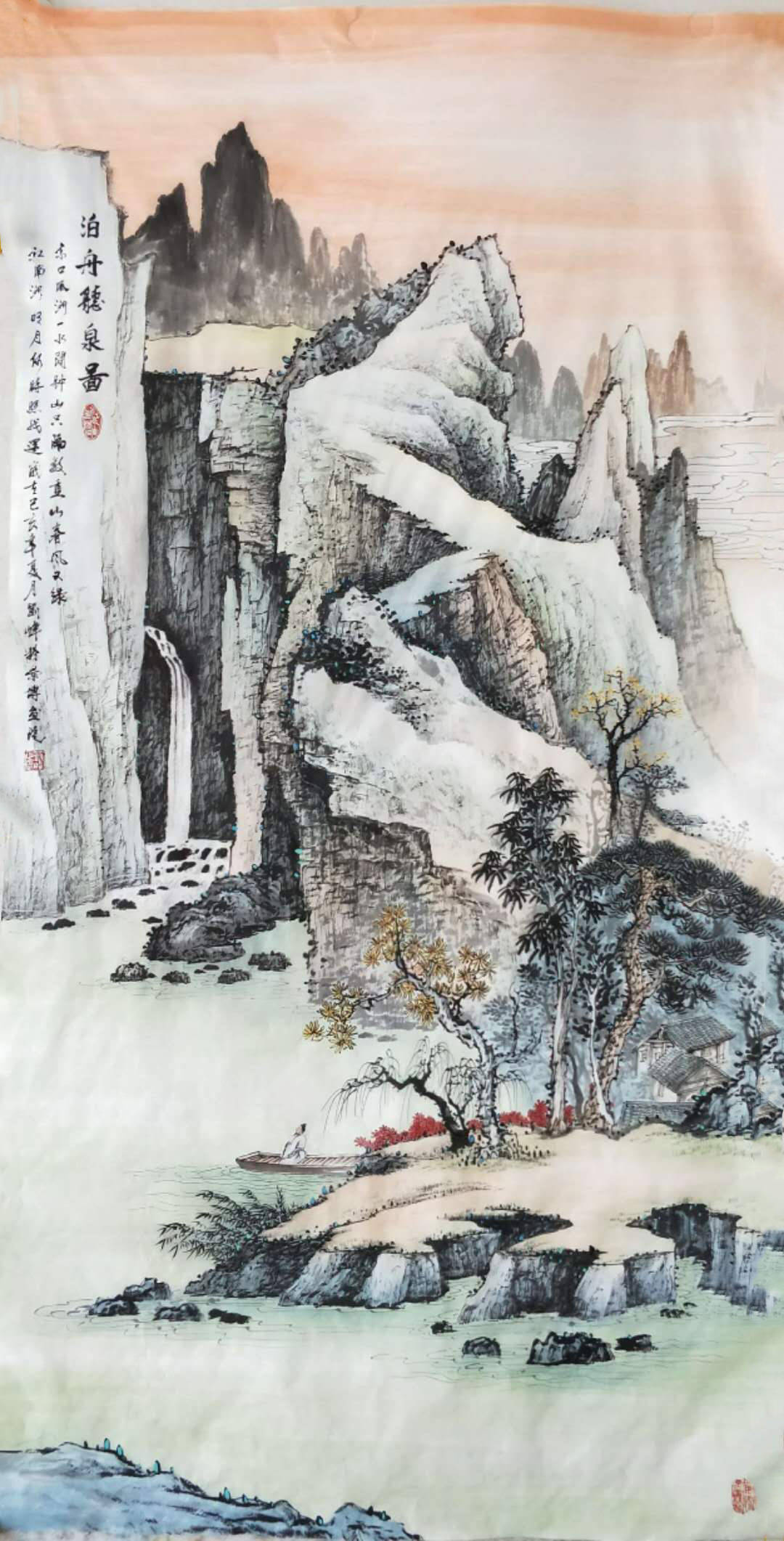 秀丽典雅,浑朴古拙——职业画家刘峰作品欣赏_国画