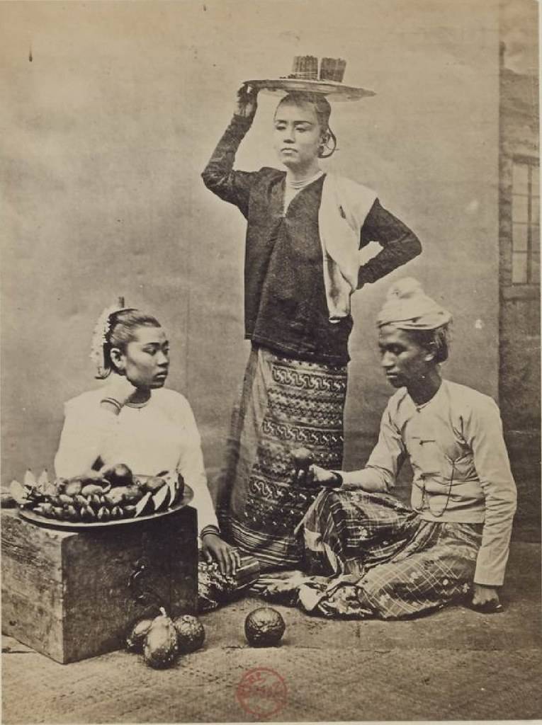 历史老照片:1880年的缅甸