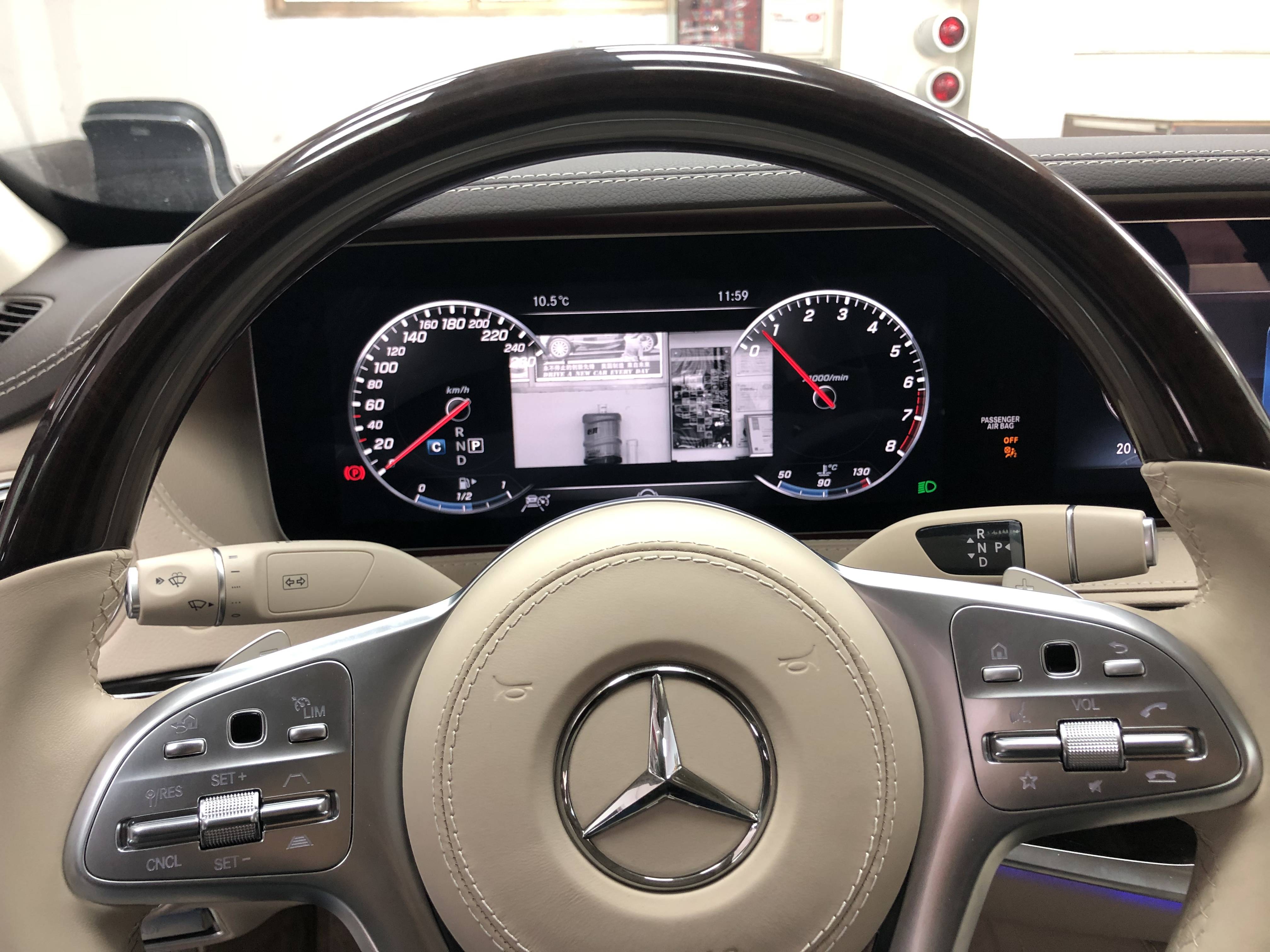 20款迈巴赫s450装全速自适应巡航23p半自动驾驶加夜视热成像系统惊细