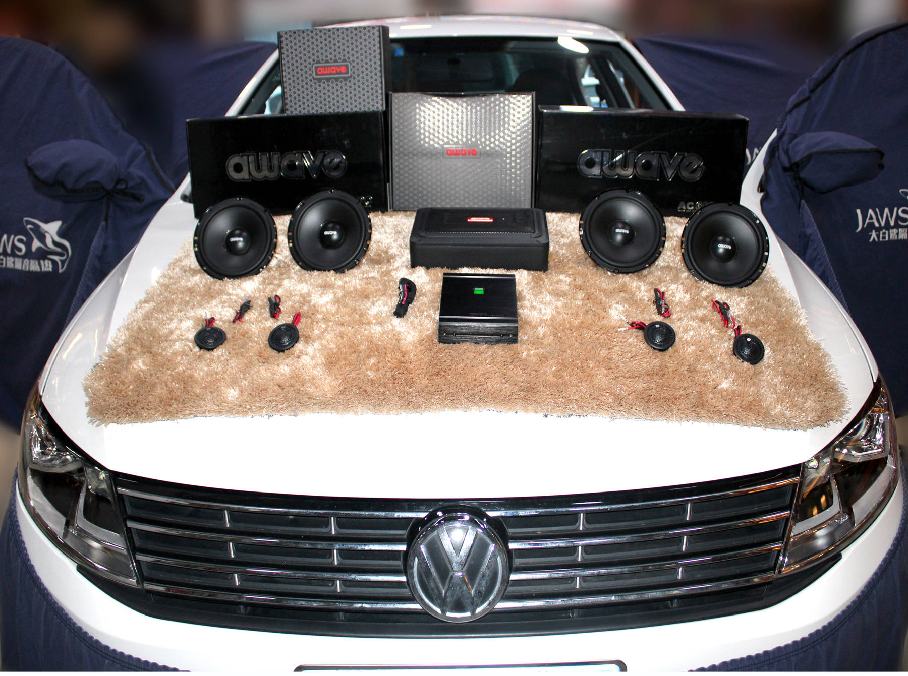 大众朗逸汽车音响改装案例