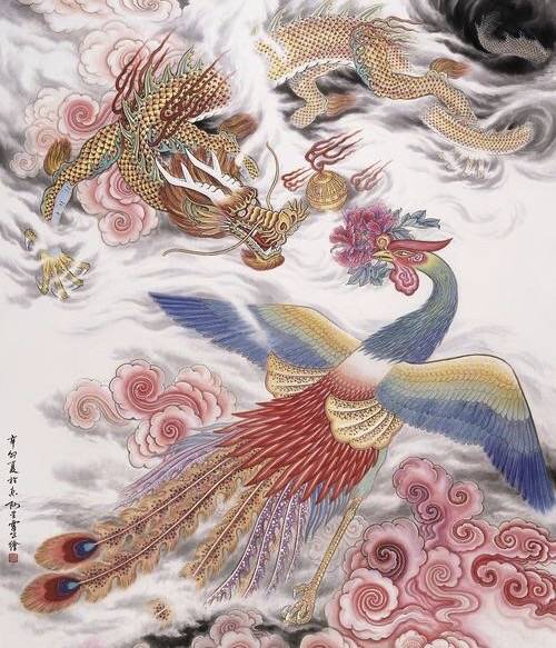 在中国文化中,凤到底跟龙是一对还是跟凰一对?