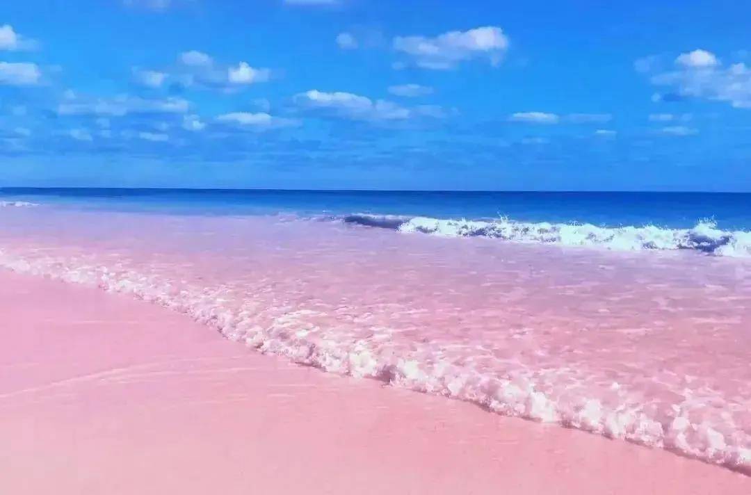 漫步于火遍全球的粉色沙滩,今年夏天,不出国,我们就可以粉色,一直是
