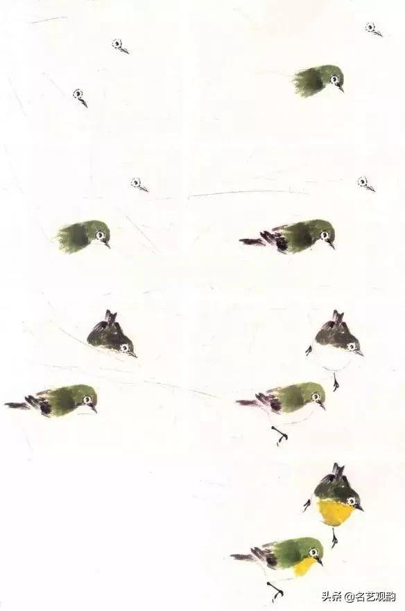 国画技法 | 写意鸟雀画法入门