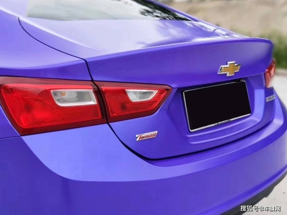 雪佛兰迈锐宝 电光金属紫改色贴膜效果图