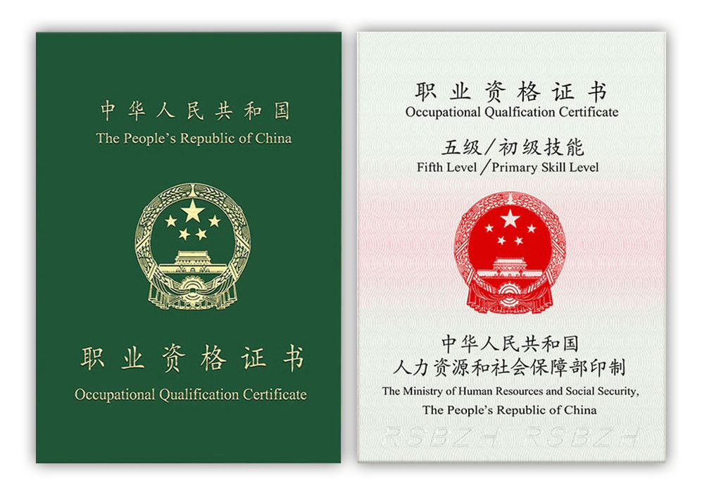 国家级保育员资格证书图片