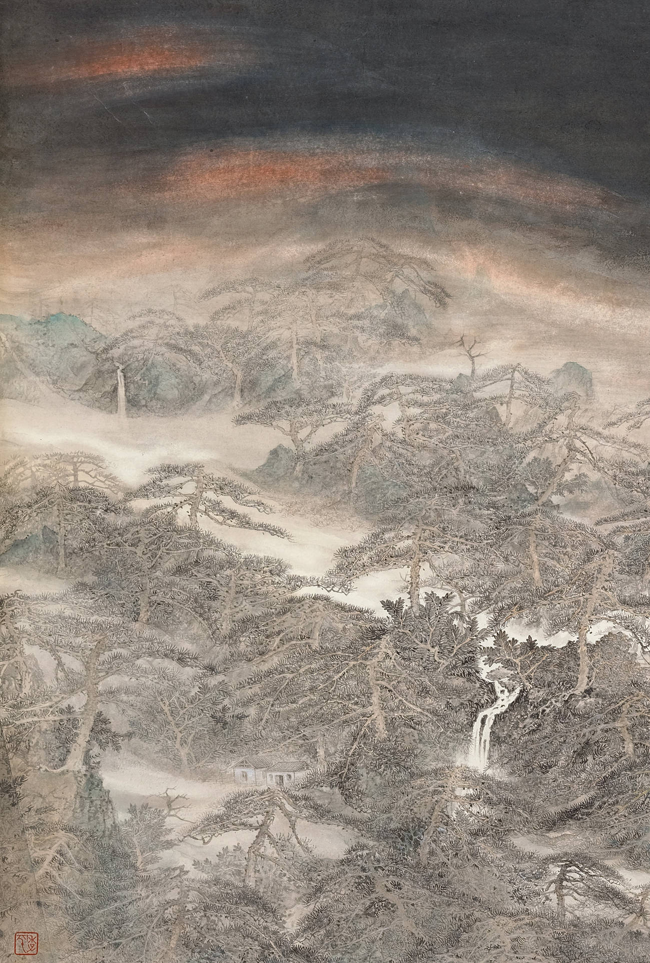 李红东一画一境山风如岚