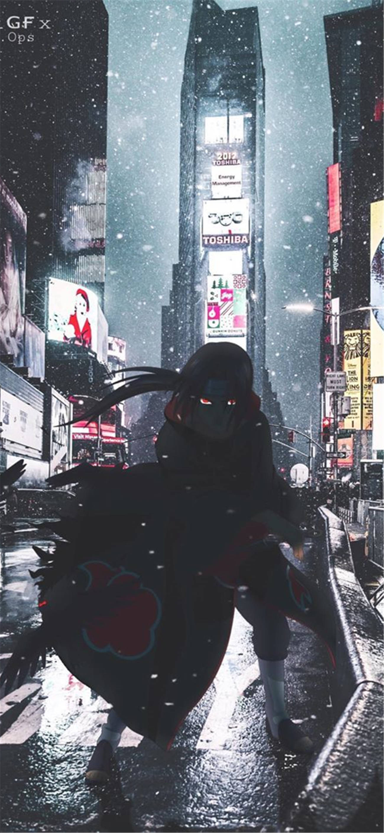 暗黑火影高清无水印手机壁纸分享,开启咒印的鸣人也很帅