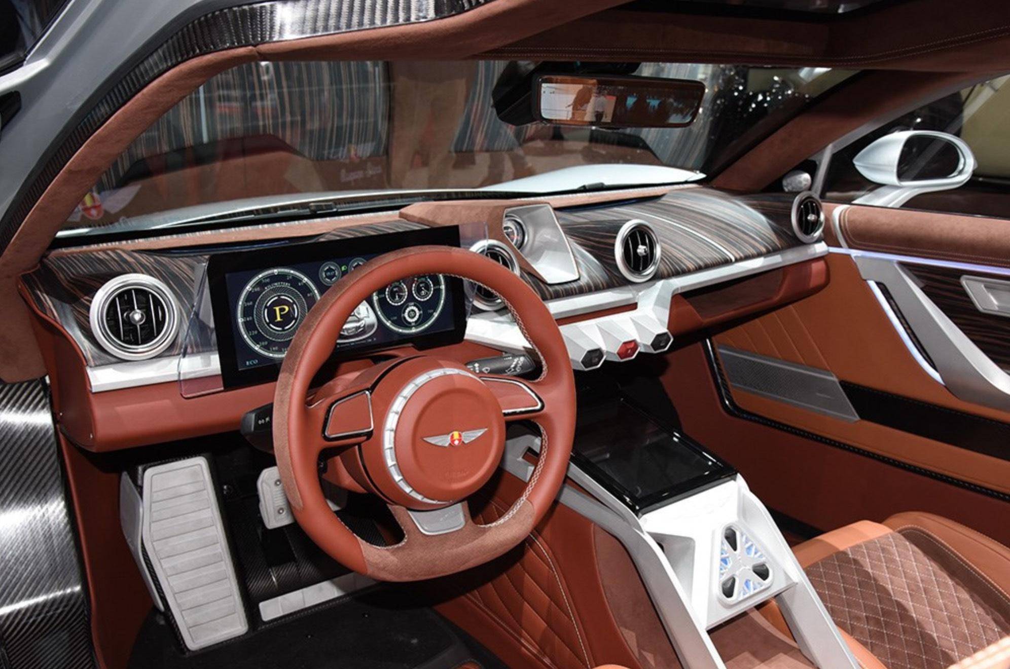 又一小众跑车复古车身蝴蝶门电动后驱最大续航400公里