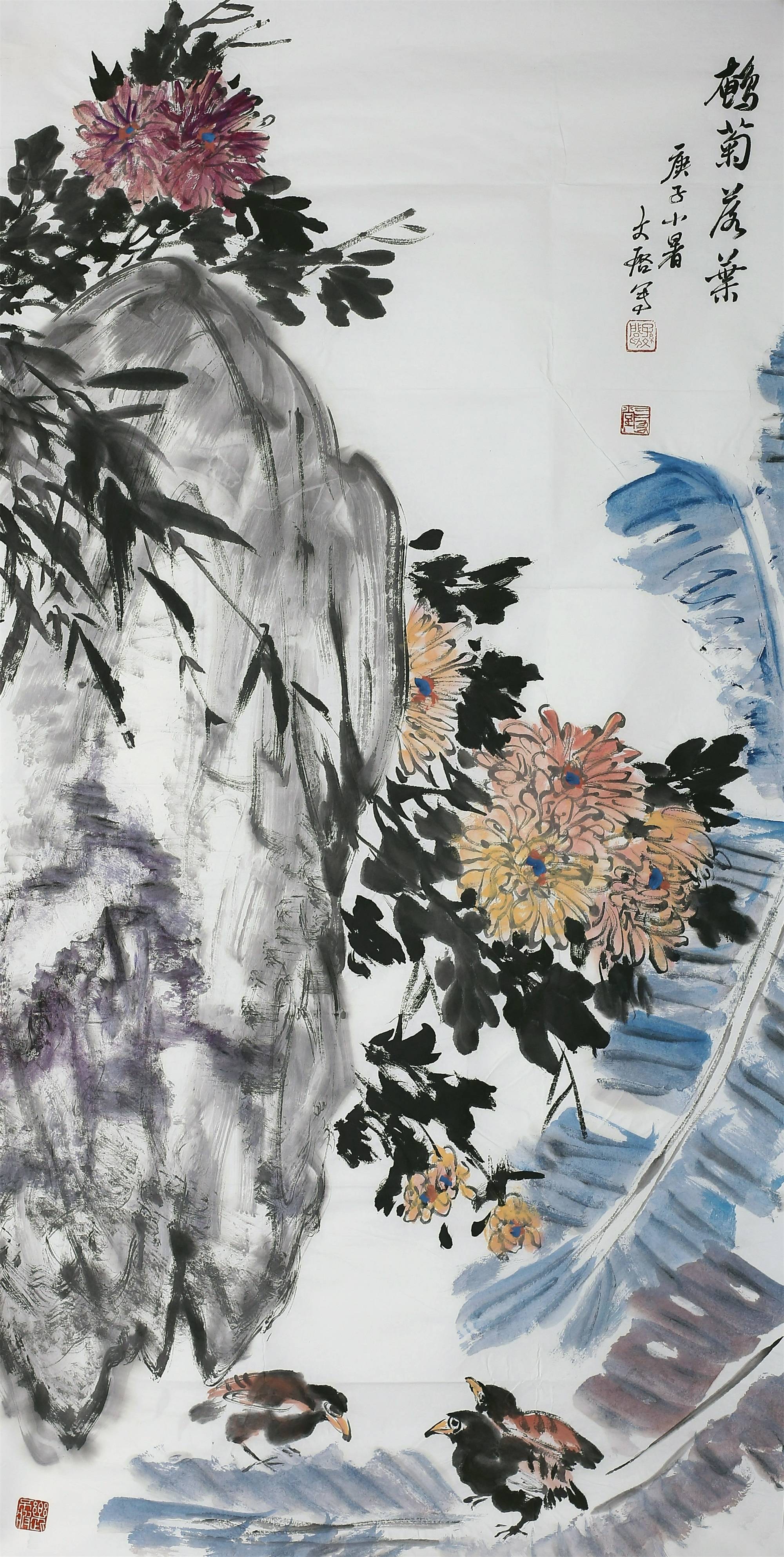 中国画名家画家孙文启花鸟画赏析