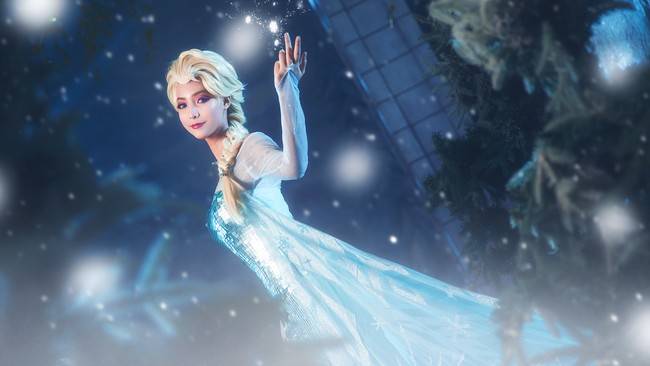 cos冰雪奇缘迪士尼公主艾莎