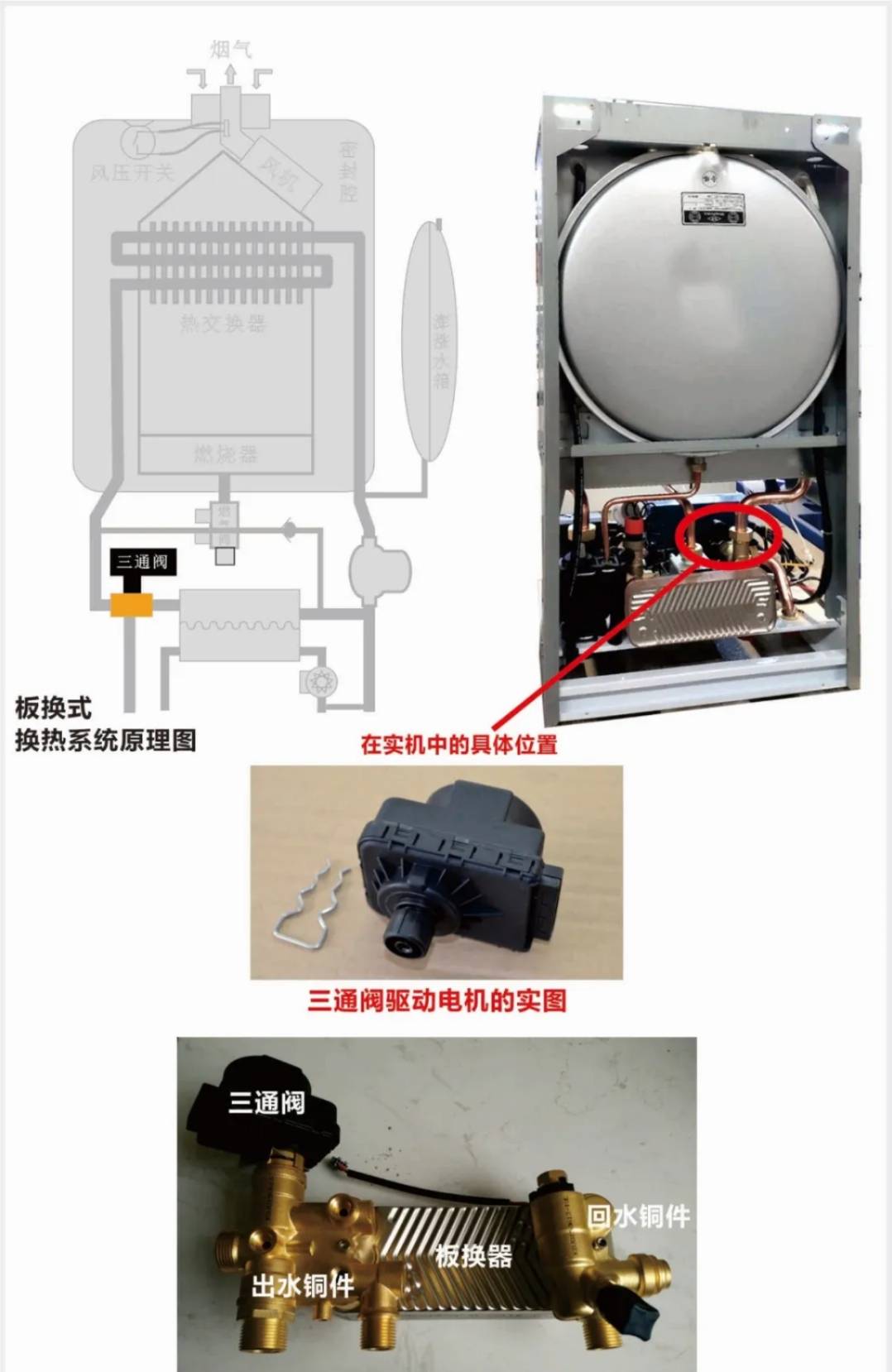 壁挂炉上水阀图解图片