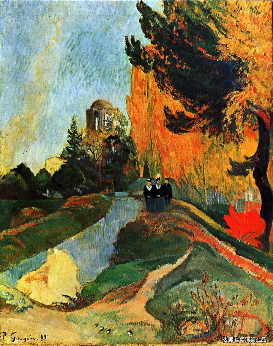法国后印象派画家高更油画作品选粹