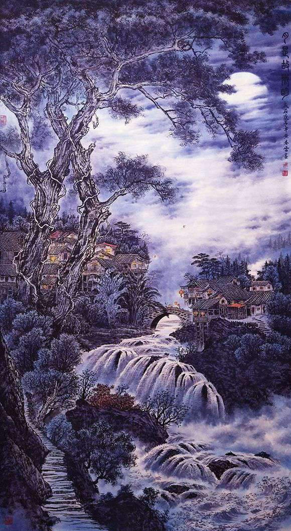 画家黄春雷墨色神韵妙手丹青