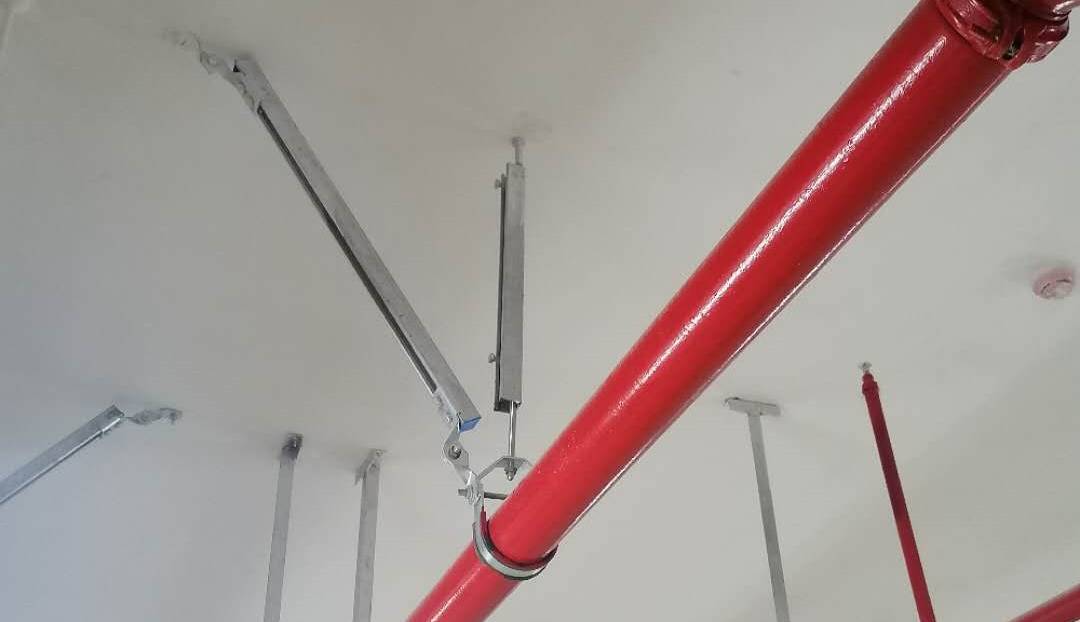 简述单管侧向抗震支吊架系统三大部件的安装流程_槽钢