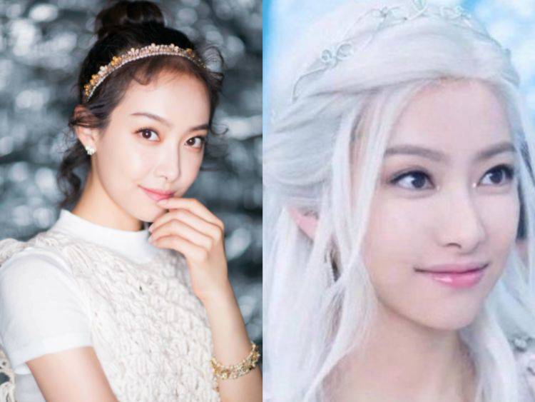 当女星头发白了:热巴高冷,宋茜美艳,看到她:是初恋的感觉