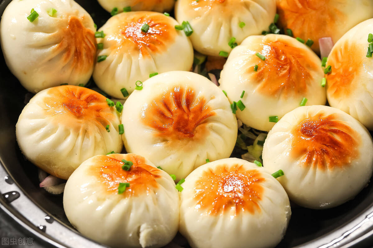 不用和面的薄皮蔬菜团,一口一个,营养美味又健康_包子