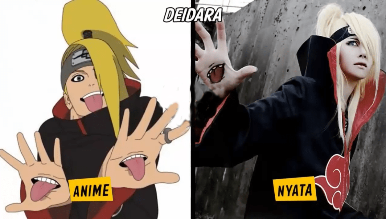 coser们想要cos迪达拉,最精髓的点在于还原两只手掌上的嘴巴,为了高