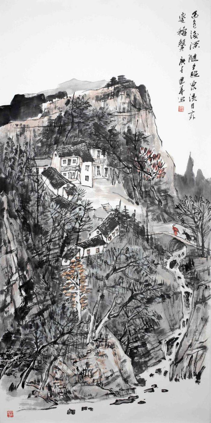 云末文化当代潜力画家余建华山水如画