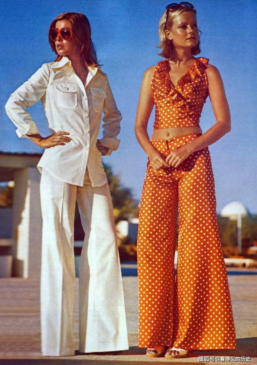 老照片70年代的时尚流行风