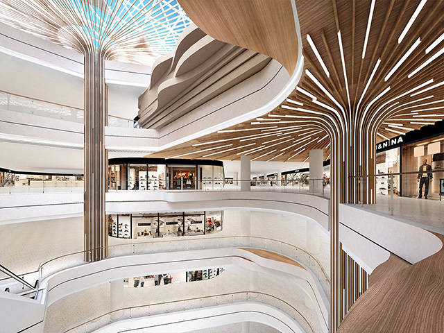 以"自然绿谷"为商业综合体设计概念,西安龙湖香醍天街快来啦!_空间