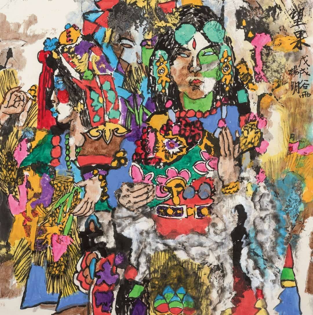 艺墨传承香港画院第三届中国画大展杨明作品鉴赏