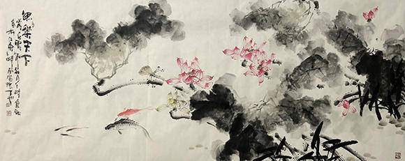 画家阳爱强——画风清新俊秀,意韵淡雅,墨色相宜,自成一味