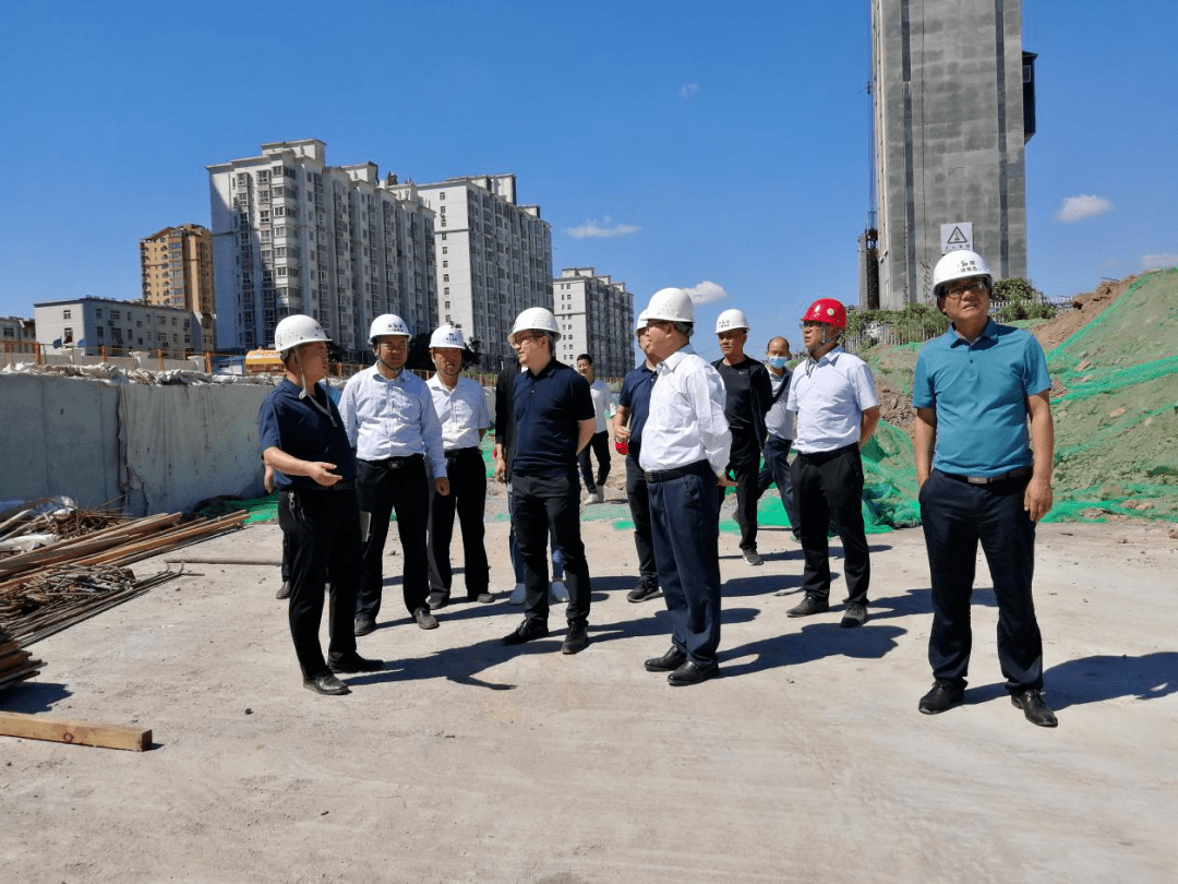 咸阳市副市长王飞视察河堤路项目创文工作