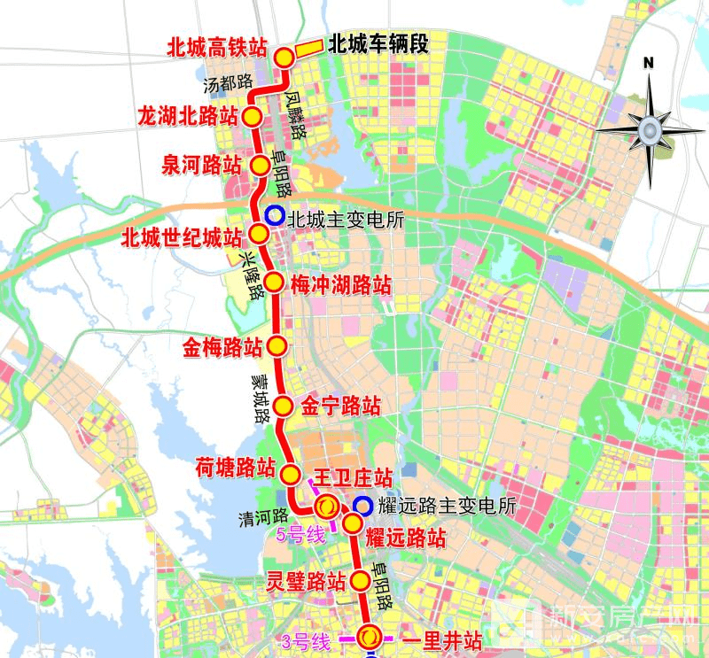 网曝合肥地铁s1线及寿县延长线示意图