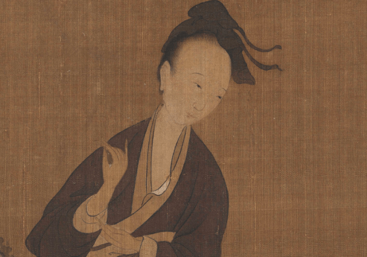 古画中的西施手如柔夷肤如凝脂沉鱼天香