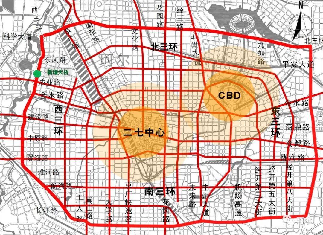 郑州六环占地规划图图片