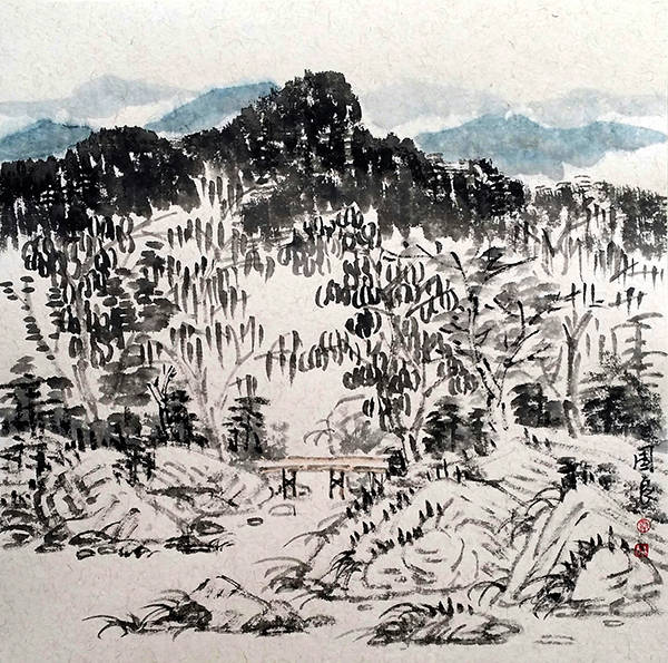 画家李国良山水画欣赏