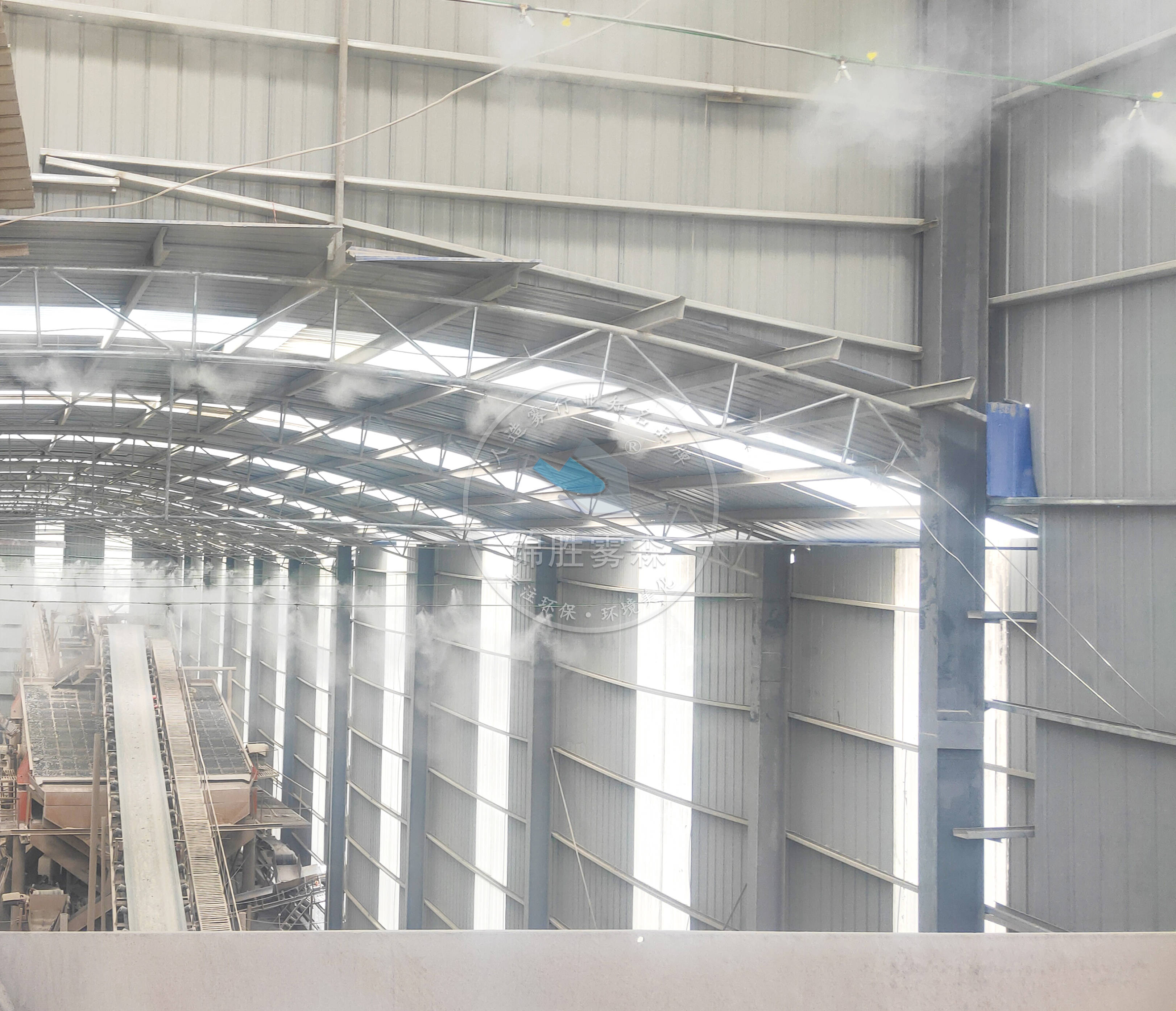 锦胜雾森—湖北黄石大冶灰石厂喷雾除尘案例