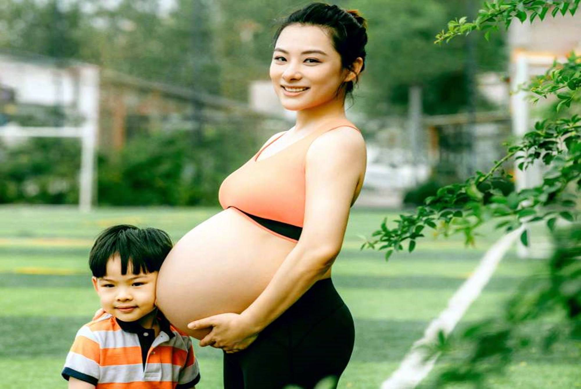 梅婷怀孕大肚子图片图片
