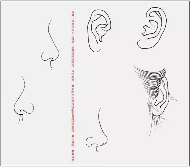 工笔人物白描及手,脸淡彩技法图解