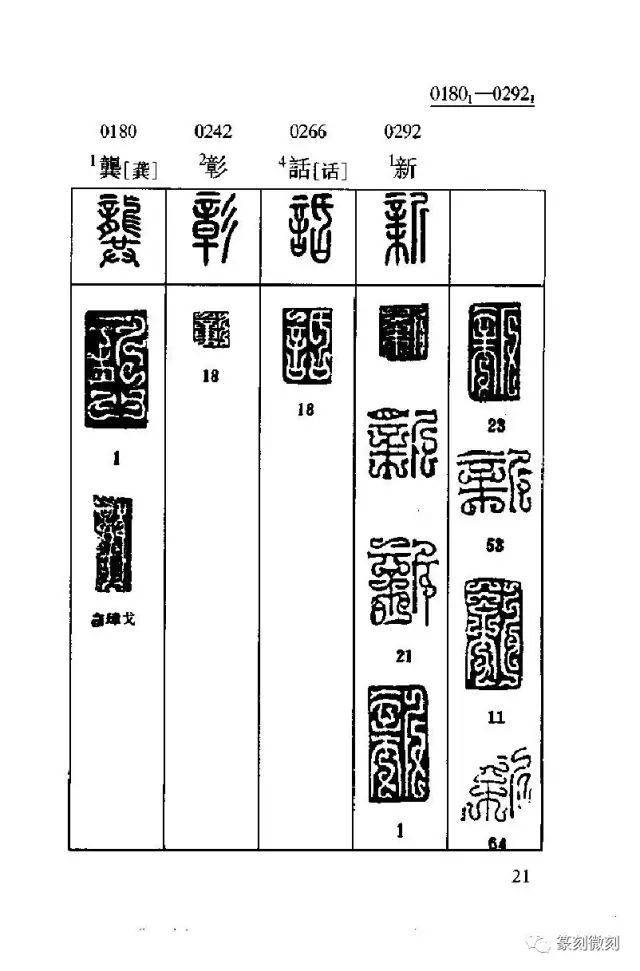 大全鸟虫篆速查字典学习篆刻的最好收藏一份备用