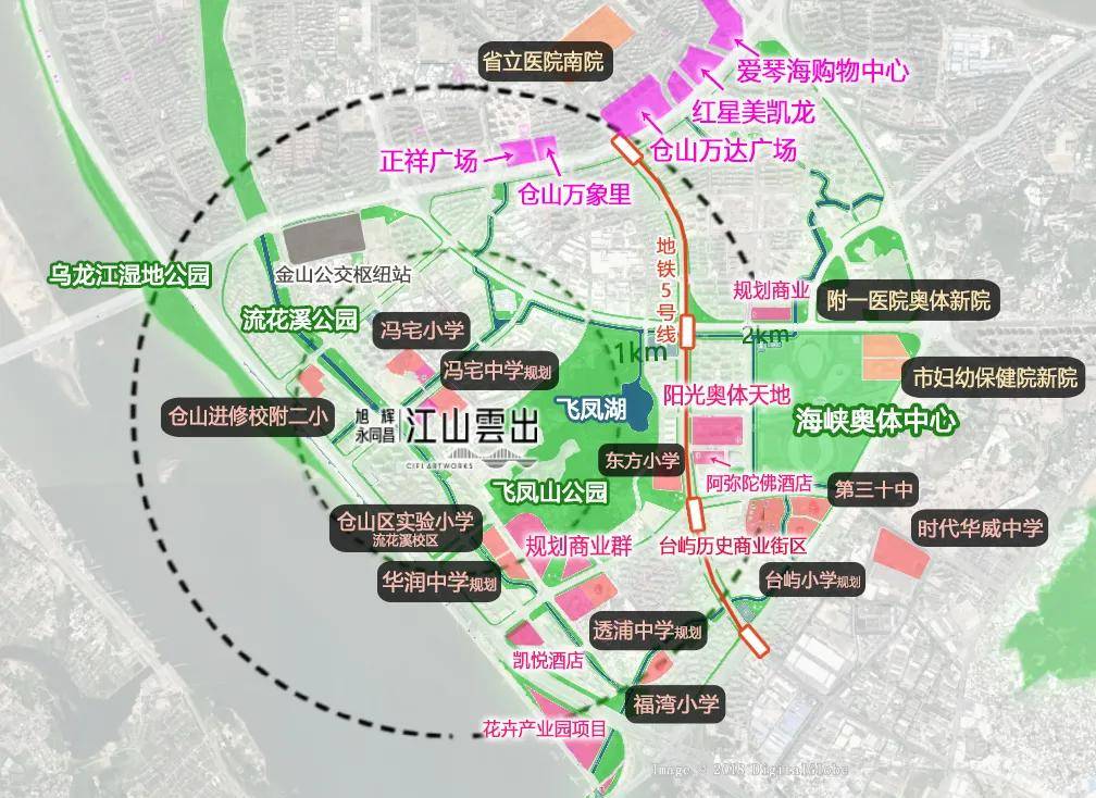 飞凤山奥体公园地图图片