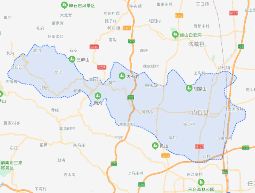 河北邢台市内丘县地图图片