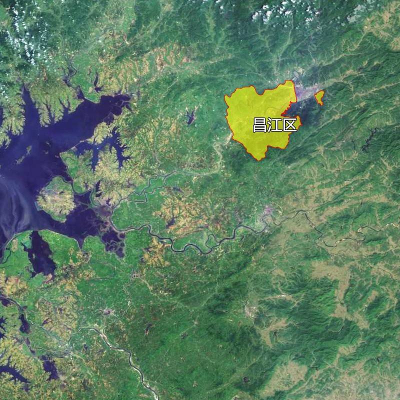 6张地形图,快速了解江西省景德镇各市辖区县市