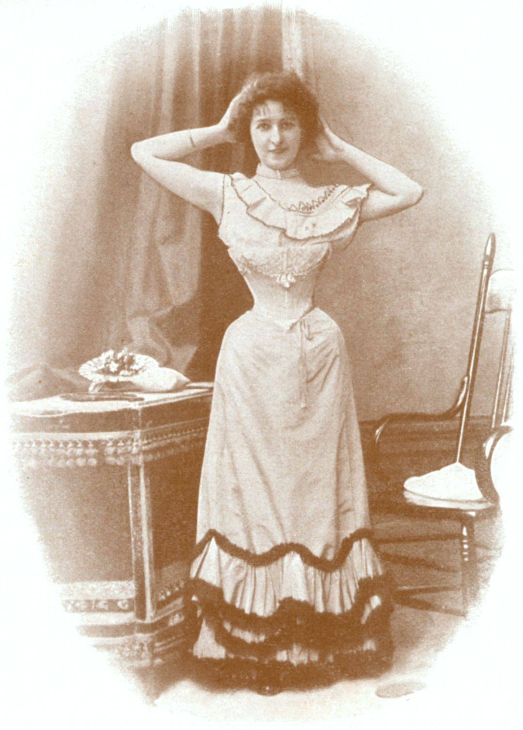 欧洲女性束腰历史图片