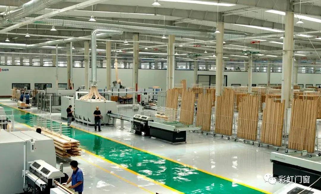 热烈欢迎墨瑟门窗大区领导莅临彩虹门窗厂考察工作