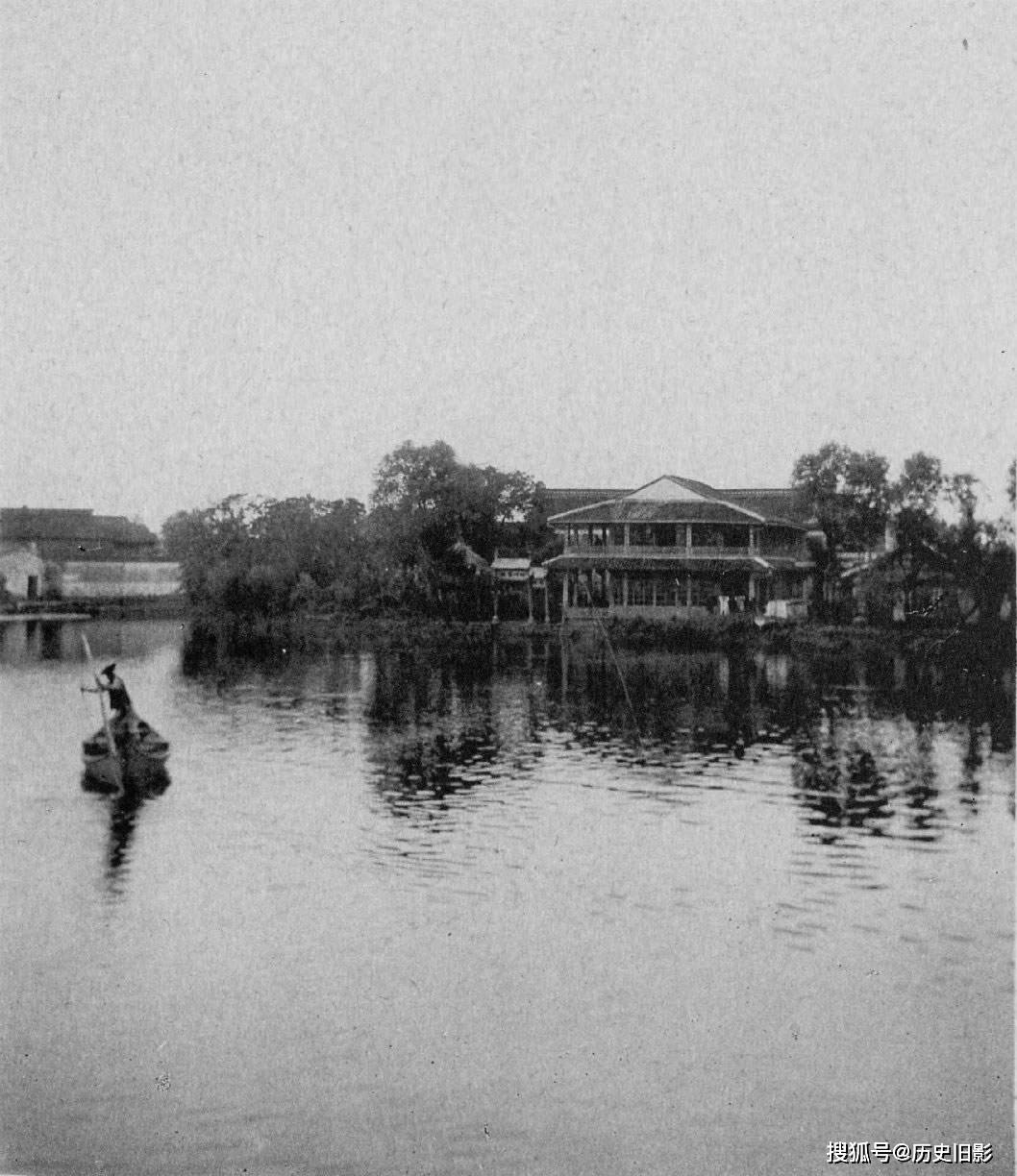 1906年浙江宁波寺庙老照片,天宁寺与延庆寺天王殿