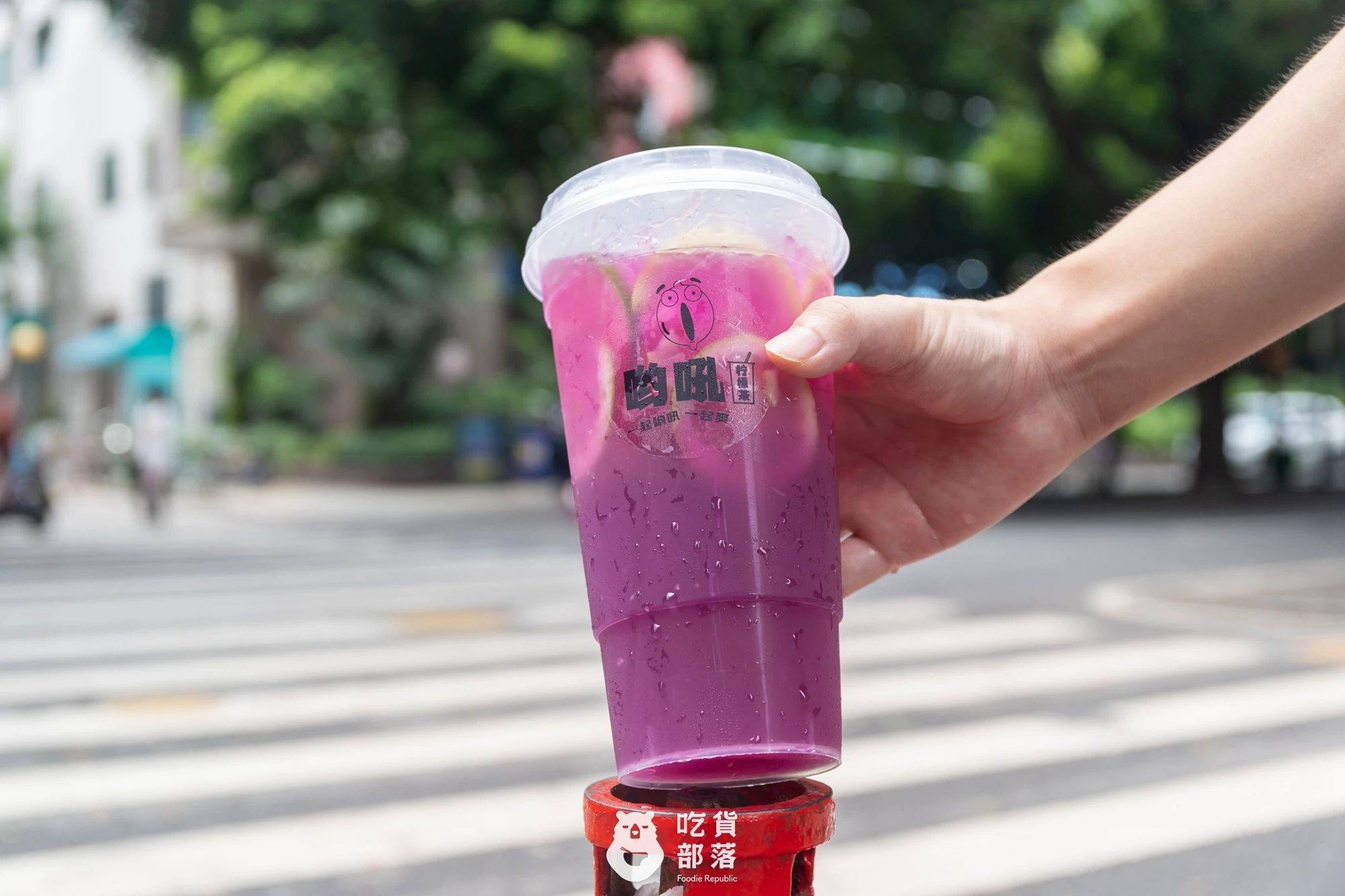 99杯超大1000ml手捶爆摇加姜的柠檬茶佛山就这①家