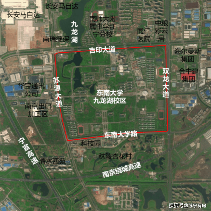 东南大学九龙湖校区总体规划有新调整!