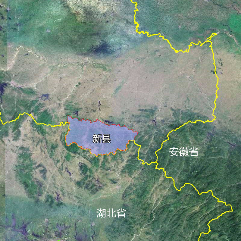 12张地形图,快速了解河南省信阳市辖的10个区县